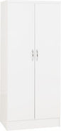 Nevada White Coloured Bedroom Set