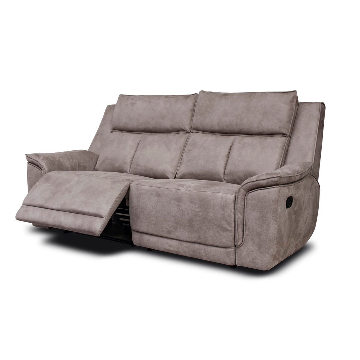 Barello Brown Grey Reclining Suite