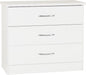 Nevada White Coloured Bedroom Set