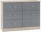 Nevada Grey Coloured Bedroom Set