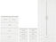 Nevada White Coloured Bedroom Set