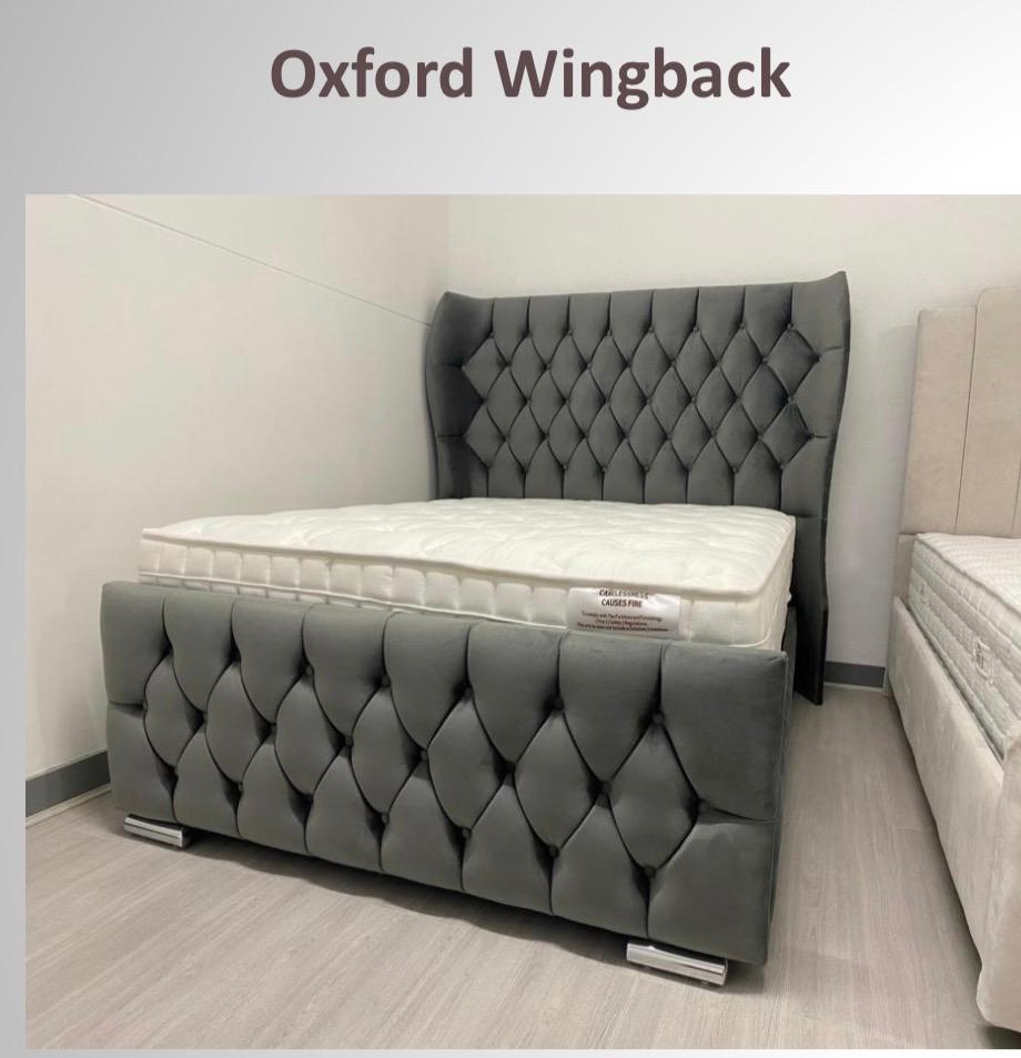 Oxford Wingback Bed