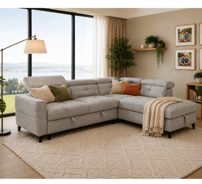 Samantha Corner Sofa Grey