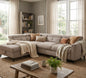 Samantha Corner Sofa Brown
