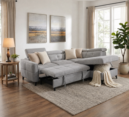 Samantha Corner Sofa Grey