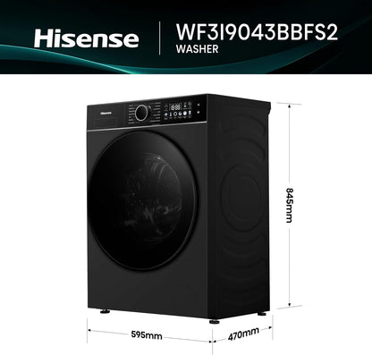 Hisense Kitchen Fit 9kg Washing Machine WF3I9043BBFS2