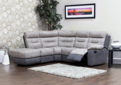 Dillon Modular Reclining Suite 3 Seater with 2 Chairs (Smoke Grey)